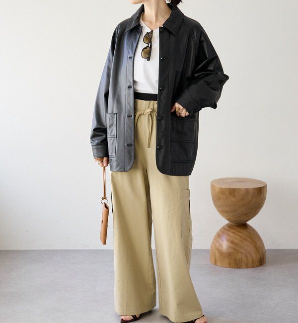  「予約【A・MONN(アモン)】ミリタリーWウエストカーゴパンツ」|チノ|