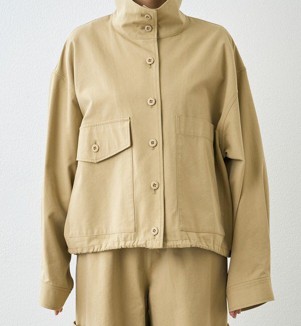  「予約【A・MONN(アモン)】ミリタリースタンドシャツ」|シャツ・ブラウス|