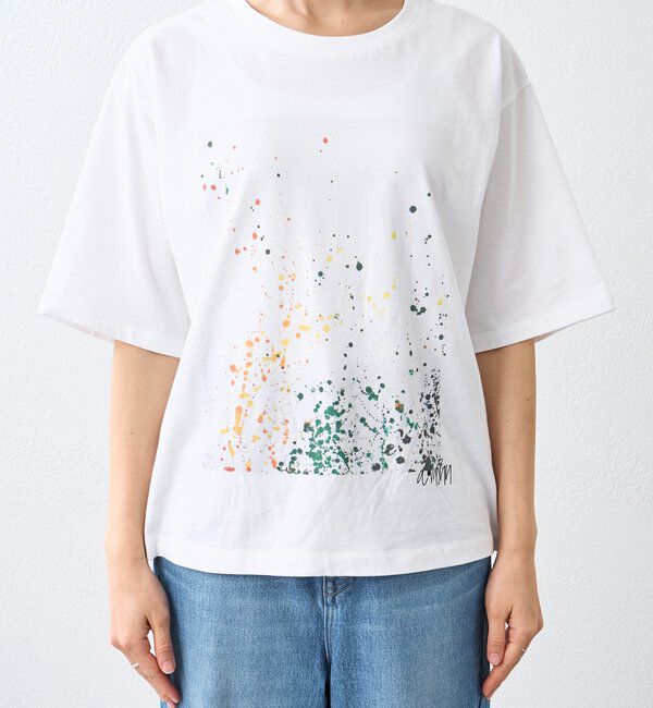  「予約【A・MONN(アモン)】color dot Tee」|Tシャツ・カットソー|