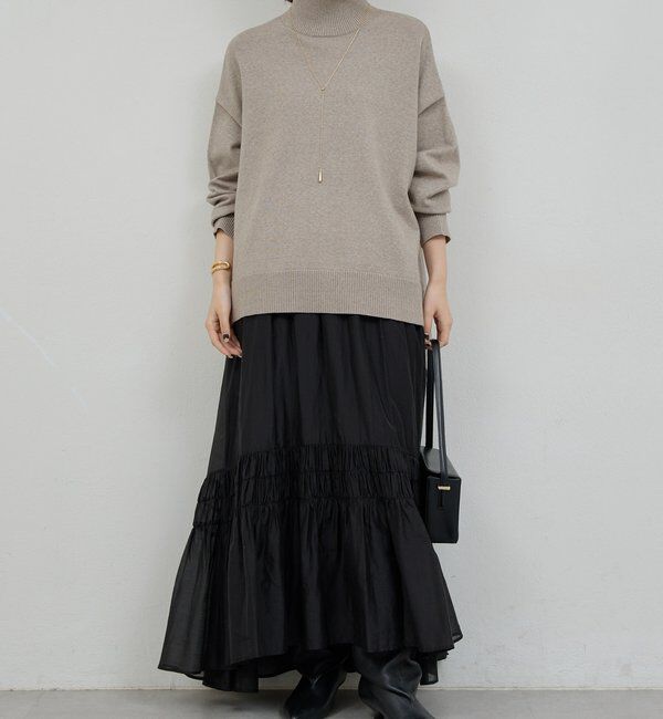 手洗い可】【全骨格対応】オーバータートルニット｜ルミネの