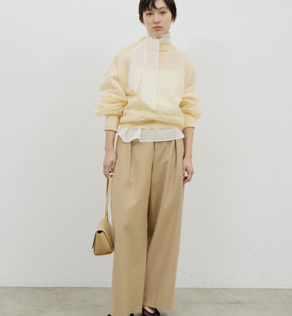  「グロスシアープルオーバー」|ニット・セーター|