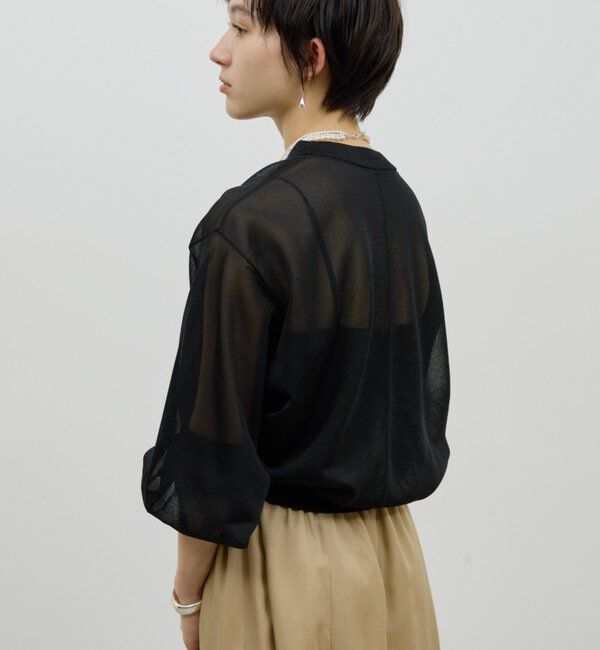  「グロスシアープルオーバー」|ニット・セーター|