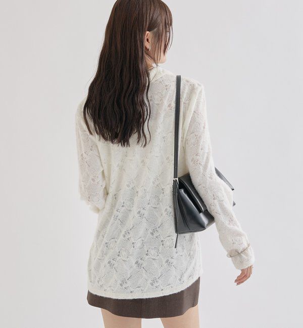  「襟付きシャギーカーディガン」|Tシャツ・カットソー|