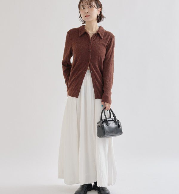  「襟付きシャギーカーディガン」|Tシャツ・カットソー|