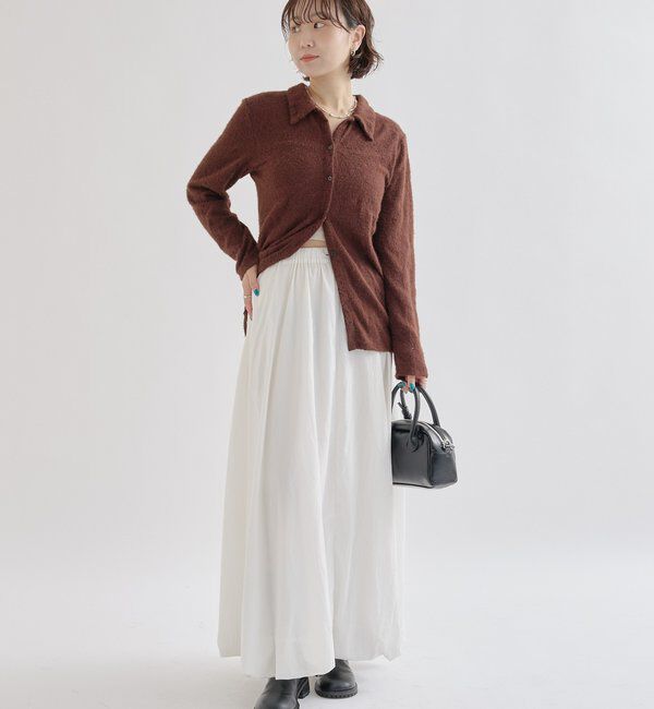  「襟付きシャギーカーディガン」|Tシャツ・カットソー|