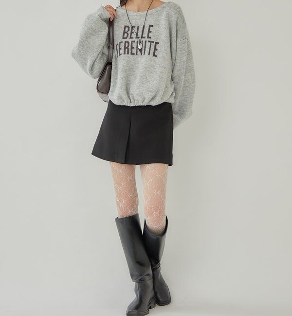  「BIGロゴドロストニット」|ニット・セーター|