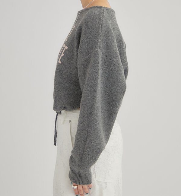  「BIGロゴドロストニット」|ニット・セーター|