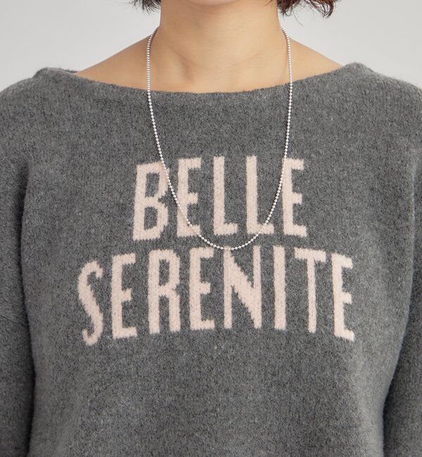  「BIGロゴドロストニット」|ニット・セーター|