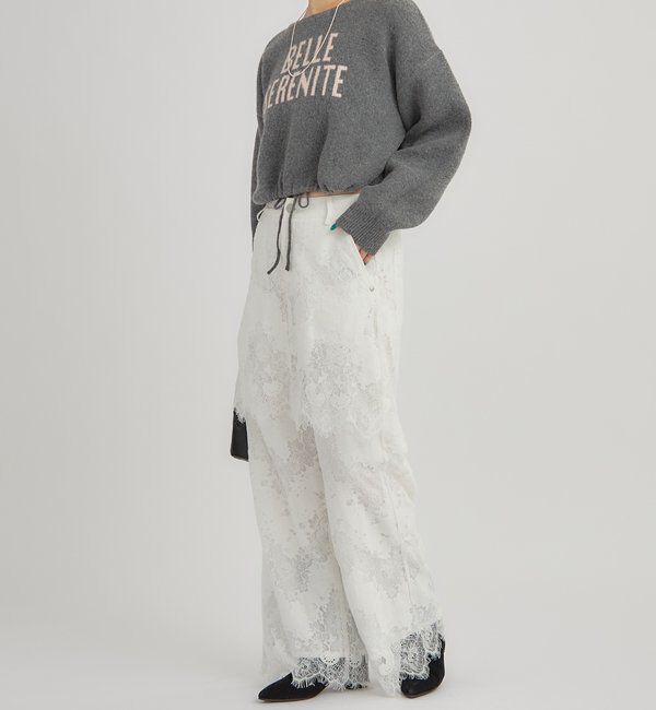  「BIGロゴドロストニット」|ニット・セーター|