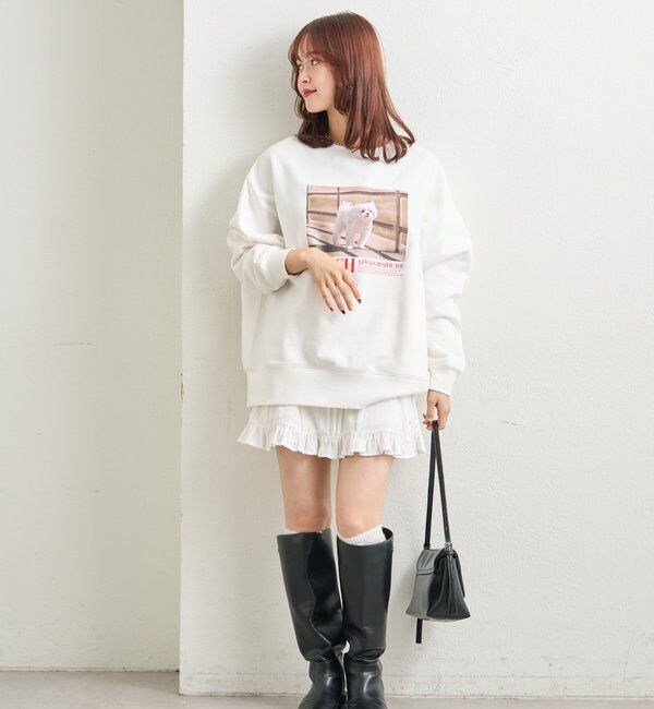  「プリントスウェット」|パーカー|