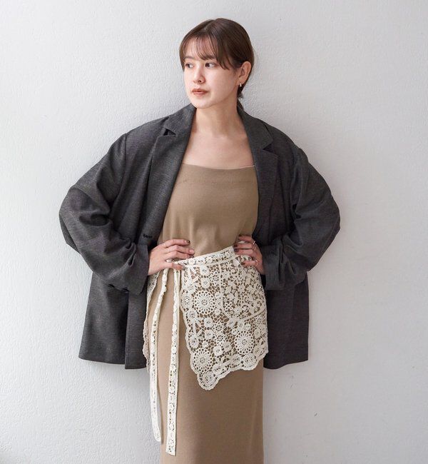  「総針ニットキャミワンピース」|ワンピース|