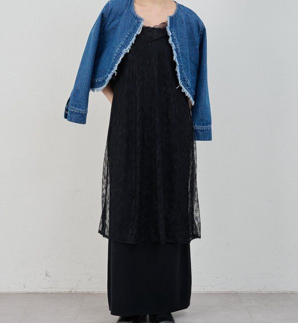  「総針ニットキャミワンピース」|ワンピース|