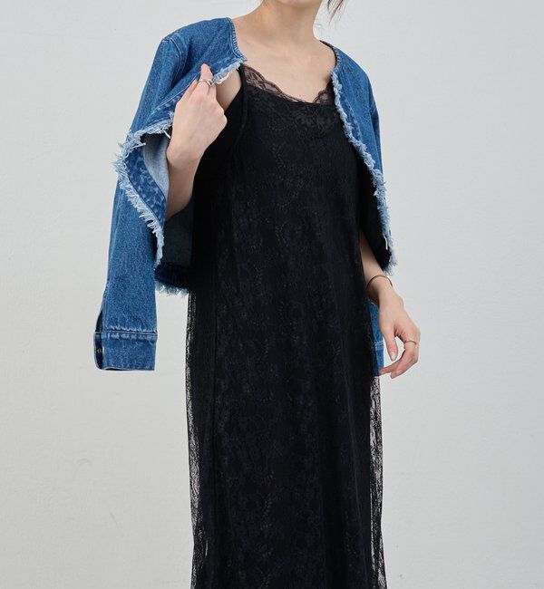  「総針ニットキャミワンピース」|ワンピース|