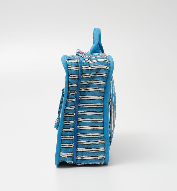 collex「ブロックプリント トラベルポーチS」|ポーチ|