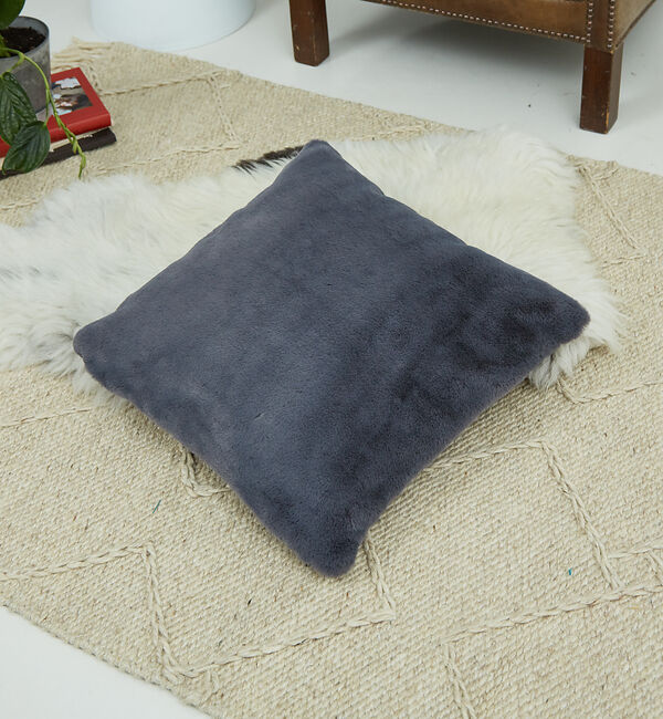 collex「エコファークッションカバー 45&times;45㎝」|その他|グレー