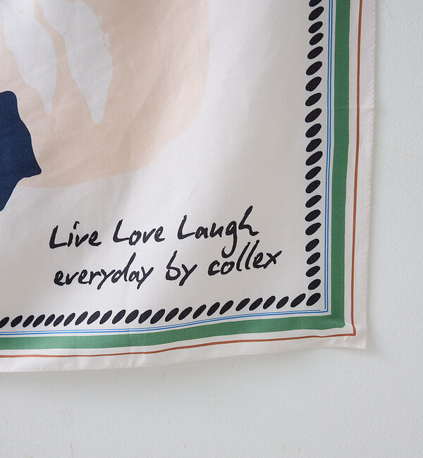 collex「ボタニカルプリント　大判ストール」|バンダナ・スカーフ|