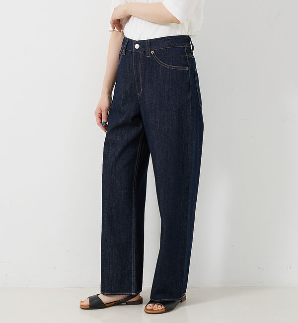 collex「定番人気！美シルエット　セミワイドデニム2」|デニム|