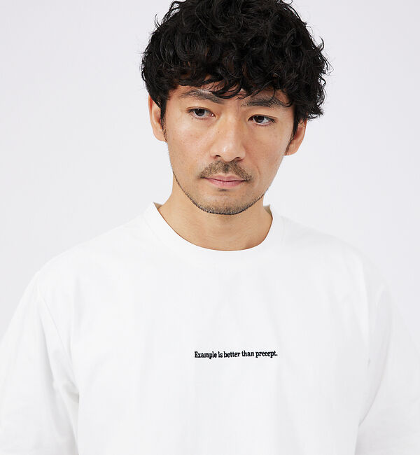 ABAHOUSE「【ロゴ刺繍】ワンポイント 半袖 Tシャツ」|Tシャツ・カットソー|