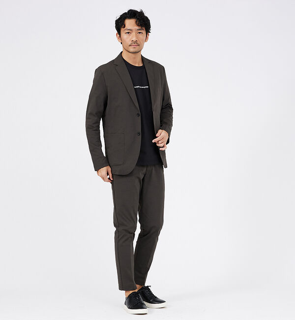 ABAHOUSE「【ロゴ刺繍】ワンポイント 半袖 Tシャツ」|Tシャツ・カットソー|