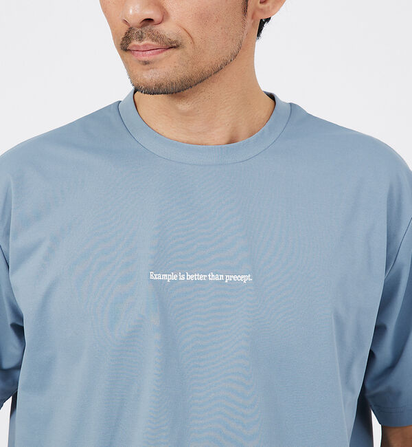 ABAHOUSE「【ロゴ刺繍】ワンポイント 半袖 Tシャツ」|Tシャツ・カットソー|