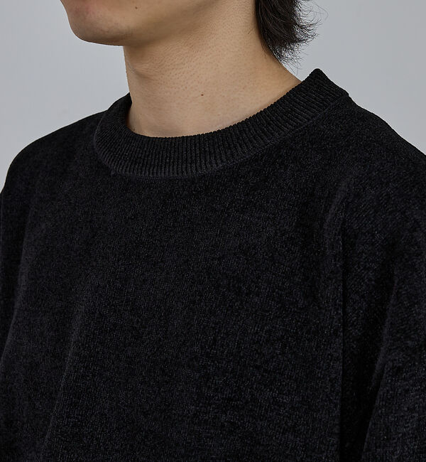 ABAHOUSE「【AH ABAHOUSE】ハイゲージモール クルーネックニット」|ニット・セーター|