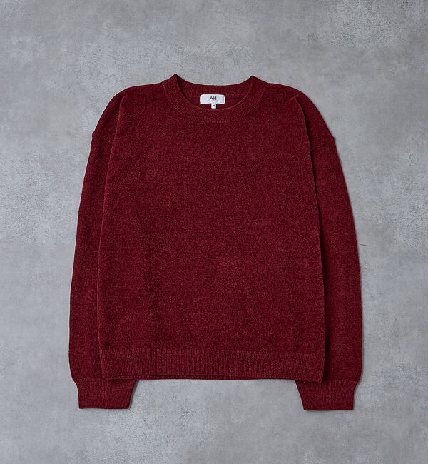 ABAHOUSE「【AH ABAHOUSE】ハイゲージモール クルーネックニット」|ニット・セーター|