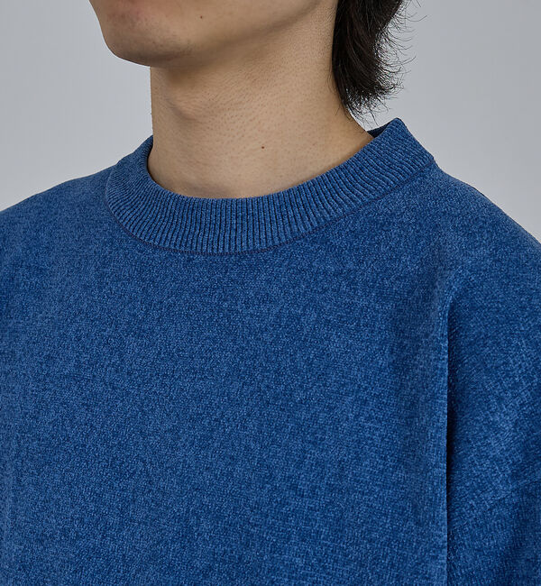 ABAHOUSE「【AH ABAHOUSE】ハイゲージモール クルーネックニット」|ニット・セーター|