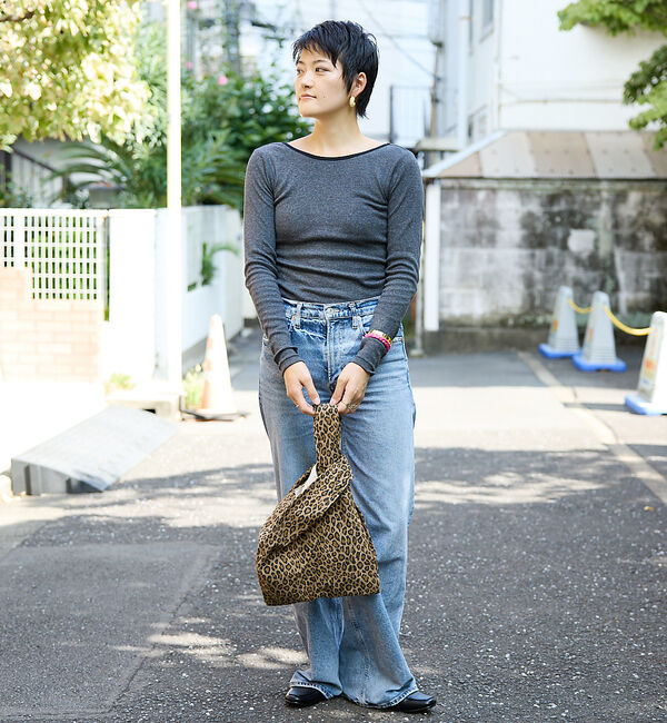 Rouge vif「【MASTER & CO】チノトートバッグスモール / 日本製 / レオパード」|トートバッグ|