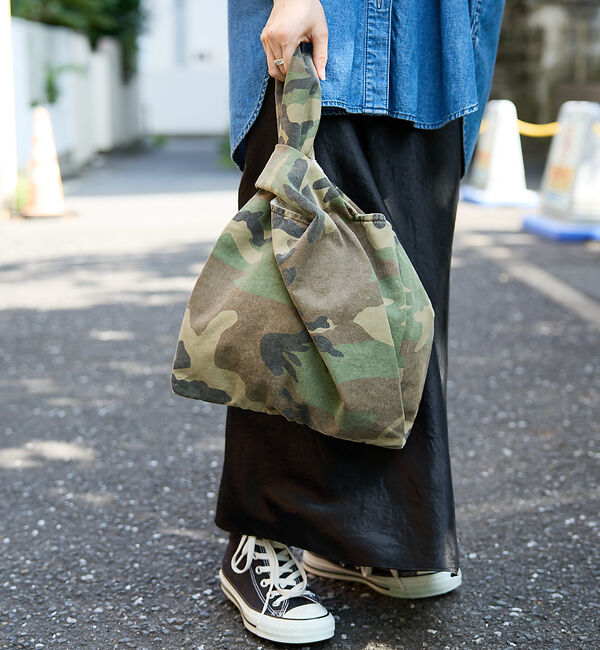 Rouge vif「【MASTER & CO】チノトートバッグスモール / 日本製 / レオパード」|トートバッグ|