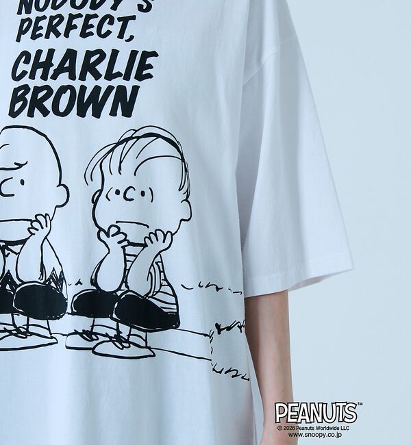 Rouge vif「【JOHNBULL/ジョンブル】PEANUTS プリントTシャツ / スヌーピー」|Tシャツ・カットソー|