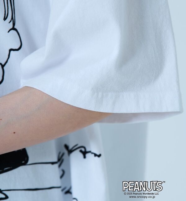 Rouge vif「【JOHNBULL/ジョンブル】PEANUTS プリントTシャツ / スヌーピー」|Tシャツ・カットソー|