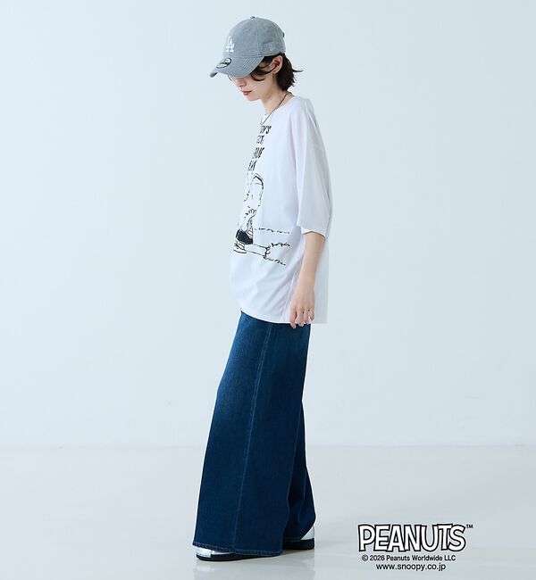 Rouge vif「【JOHNBULL/ジョンブル】PEANUTS プリントTシャツ / スヌーピー」|Tシャツ・カットソー|