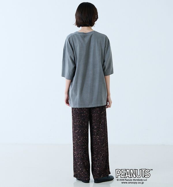 Rouge vif「【JOHNBULL/ジョンブル】PEANUTS プリントTシャツ / スヌーピー」|Tシャツ・カットソー|