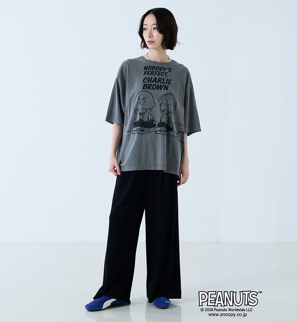 Rouge vif「【JOHNBULL/ジョンブル】PEANUTS プリントTシャツ / スヌーピー」|Tシャツ・カットソー|