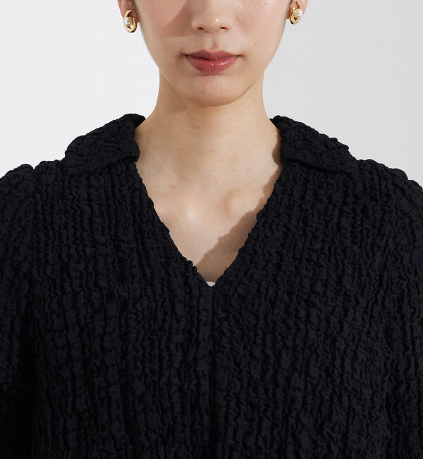 qualite「ペプラムシャツ」|Tシャツ・カットソー|