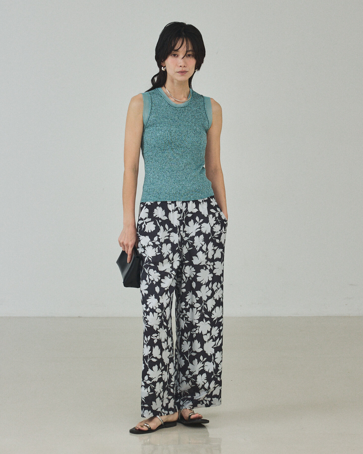 qualite「シルエットフラワーパンツ」|その他|