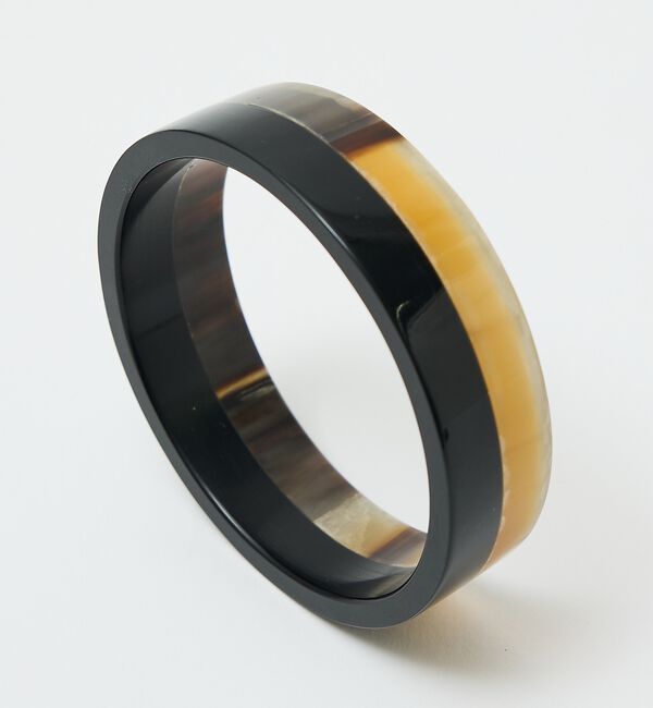 qualite「バッファローホーンウッドコンビバングル【予約】」|ブレスレット・バングル|