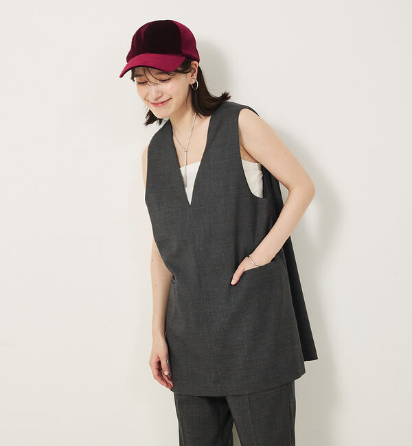 abahouse mavie「ベロア キャップ」|その他|