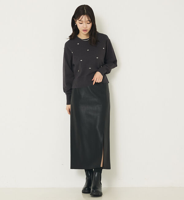 abahouse mavie「ビジューニット」|ニット・セーター|