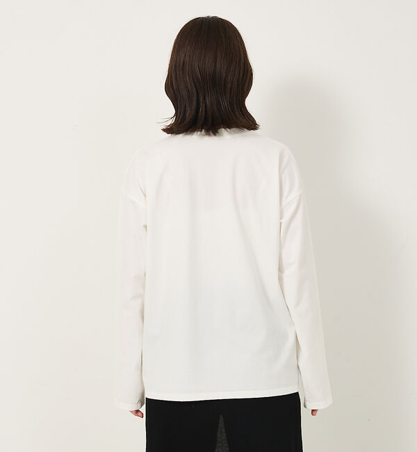 abahouse mavie「【WEB Domani掲載】ベロアビスチェ付ロンT」|Tシャツ・カットソー|