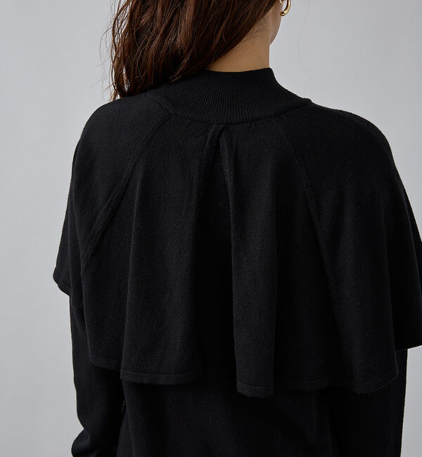 abahouse mavie「ハイネックケーププルオーバー」|ニット・セーター|