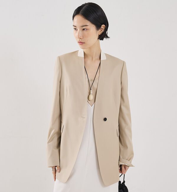 The Store by C' 「【COCUCA】ノーカラージャケット【予約】」|ノーカラージャケット|