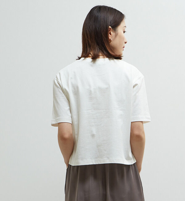 Soffitto「製品染コンパクトロゴ入りTシャツ」|Tシャツ・カットソー|