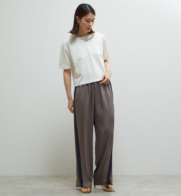 Soffitto「製品染コンパクトロゴ入りTシャツ」|Tシャツ・カットソー|