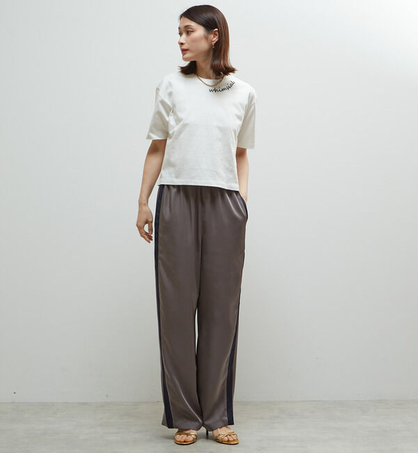 Soffitto「製品染コンパクトロゴ入りTシャツ」|Tシャツ・カットソー|