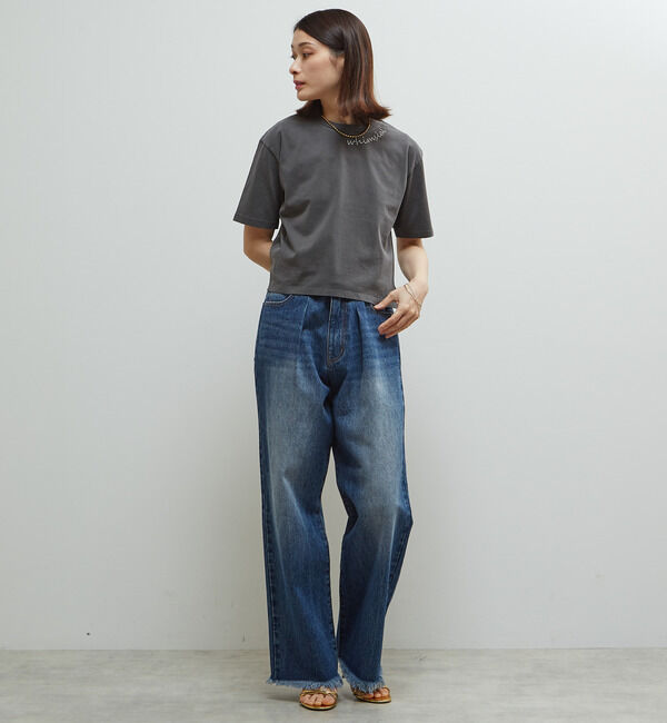 Soffitto「製品染コンパクトロゴ入りTシャツ」|Tシャツ・カットソー|