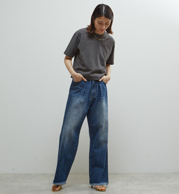 Soffitto「製品染コンパクトロゴ入りTシャツ」|Tシャツ・カットソー|