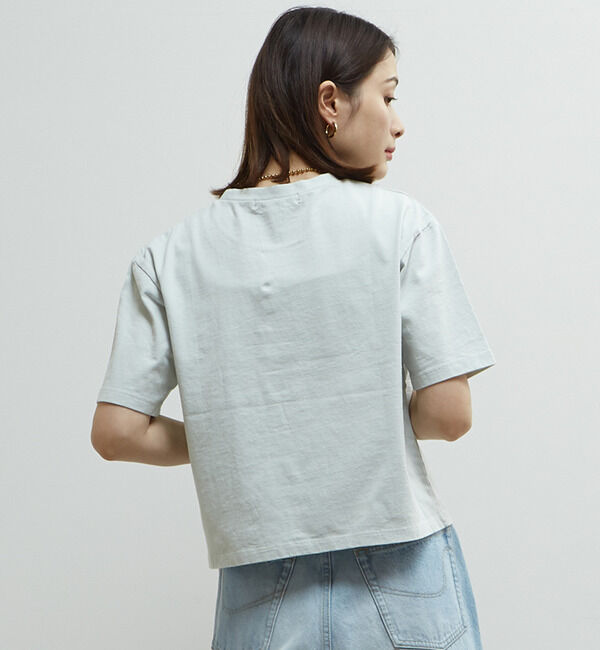 Soffitto「製品染コンパクトロゴ入りTシャツ」|Tシャツ・カットソー|