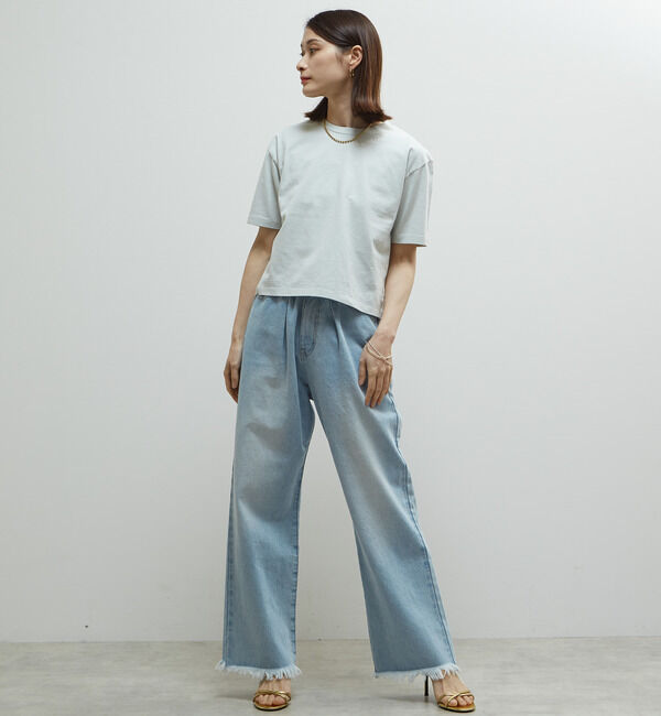 Soffitto「製品染コンパクトロゴ入りTシャツ」|Tシャツ・カットソー|