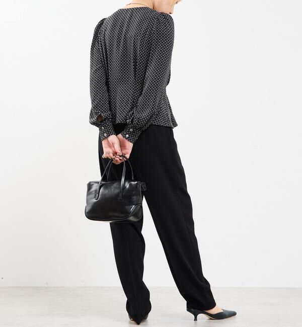 Soffitto「Vネックウエストタックブラウス」|シャツ・ブラウス|